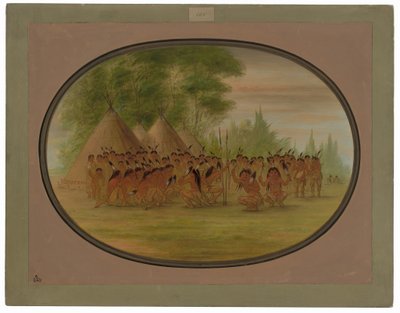 Kartal Dansı - Choctaw by George Catlin