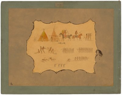 Cheyenne Cüppesinin tıpkıbasımı by George Catlin