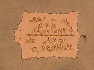 Bir Sioux Cüppesinin Faksimilesi, 18611869. by George Catlin