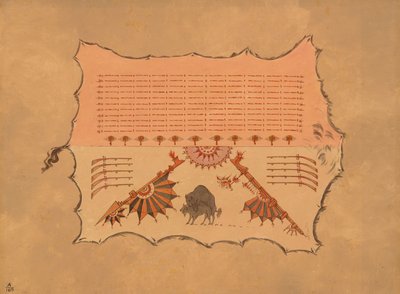 Bir Omaha Cüppesinin tıpkıbasımı, 18611869. by George Catlin