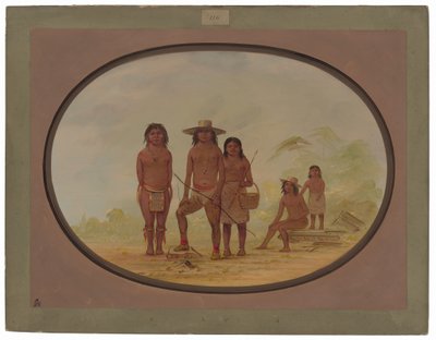 Beş Maya Kızılderili by George Catlin