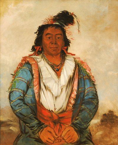 Hortum-put-o-káw-gee, bir Cesur, 1834. by George Catlin