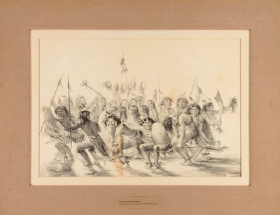 Hint Kafa Derisi Dansı--no. 31 by George Catlin