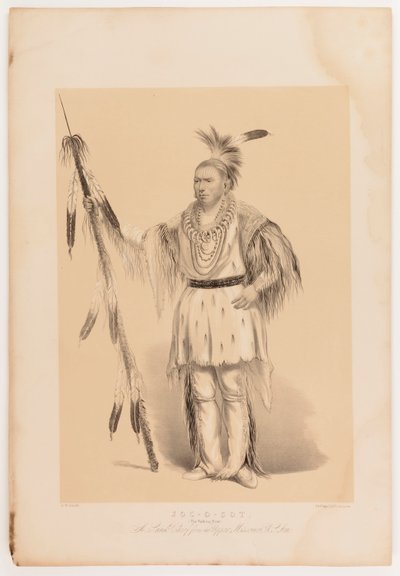 Joc-o-sot, Yürüyen Ayı by George Catlin