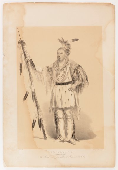 Joc-o-sot, Yürüyen Ayı by George Catlin