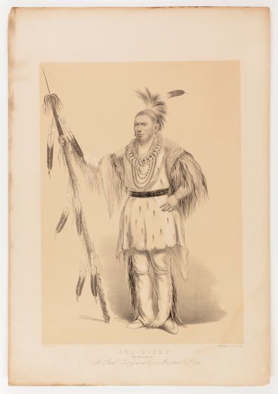 Joc-o-sot, Yürüyen Ayı by George Catlin