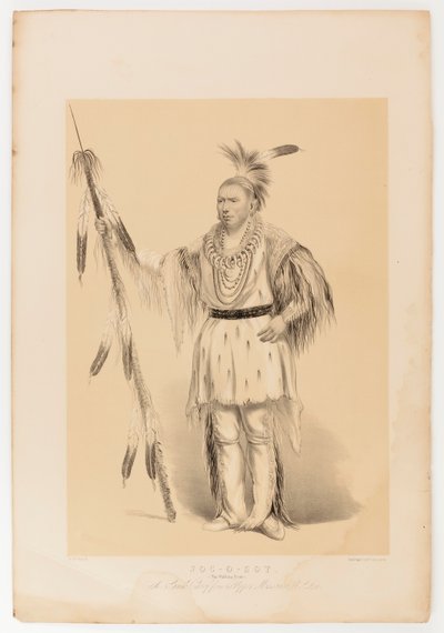 Joc-o-sot, Yürüyen Ayı by George Catlin