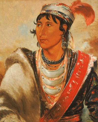 Láh-shee, The Licker, Creek Billy, 1838. by George Catlin