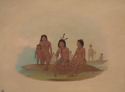 Marahua Kızılderilileri, 18541869. by George Catlin