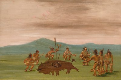 Siyuların Tıp Mandası, 1837-1839. by George Catlin