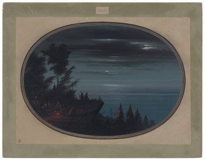 Gece Nayas Köyü by George Catlin