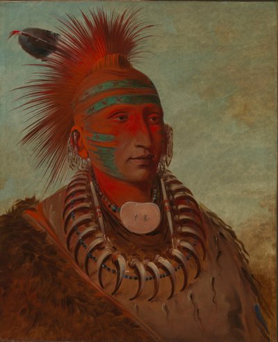 No-ho-mun-ya, İlgi Vermeyen, 1844. by George Catlin