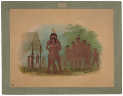 orejona kızılderilileri by George Catlin