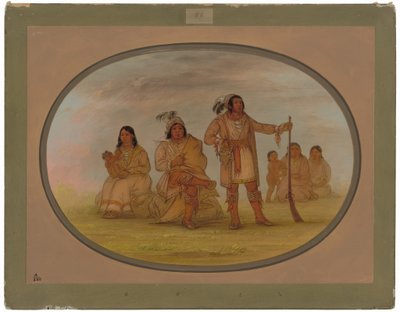 Osceola ve Dört Seminole Kızılderilileri by George Catlin