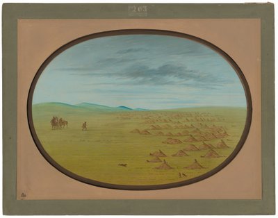 Çayır Köpeği Köyü by George Catlin