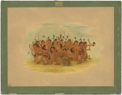 Saç Derisi Dansı - Siyu by George Catlin