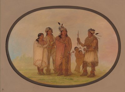 Shawano Kızılderilileri, 18611869. by George Catlin