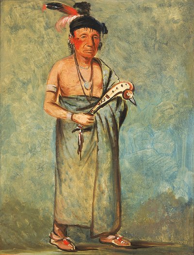 Span-e-o-née-kaw, İspanyol by George Catlin