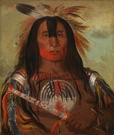 Stu-mick-o-súcks, Buffalo Bull's Back Fat, Head Chief, Blood Tribe, 1832. by George Catlin