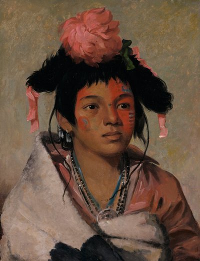 Tcha-káuk-o-ko-máugh, Büyük Şef, Bir Çocuk, 1831. by George Catlin