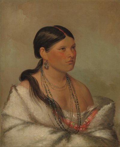 Dişi Kartal - Shawano, 1830. by George Catlin