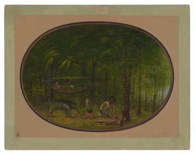 Büyük Karınca Yiyen by George Catlin