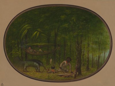 Büyük Karınca Yiyen, 18541869. by George Catlin