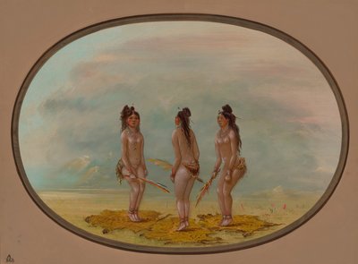 Yakışıklı Dans - Goo-a-ver, 18541869. by George Catlin