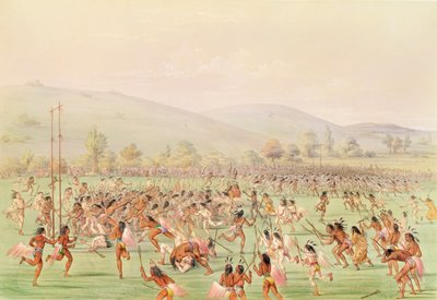 Hint Topu Oyunu, c.1832 by George Catlin
