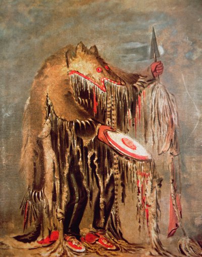 Beyaz Bufalo, 1840 dolayları (tuval üzerine yağlı boya) by George Catlin