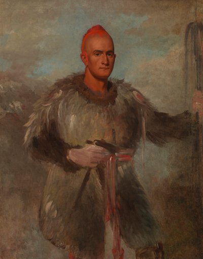 Theodore Burr Catlin, Hint Kostümü, 1840-1841. by George Catlin