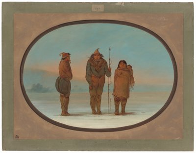 Üç Eskimo by George Catlin