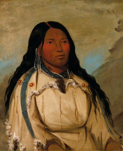 Tow-ée-ka-wet, Cree Kadını, 1832. by George Catlin