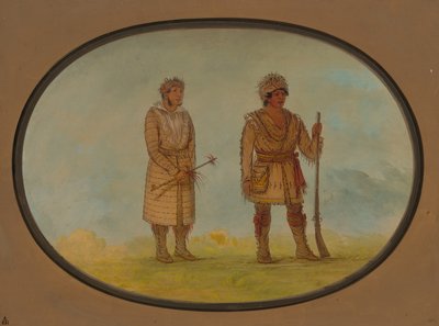 İki Cherokee Şefi, 18611869. by George Catlin