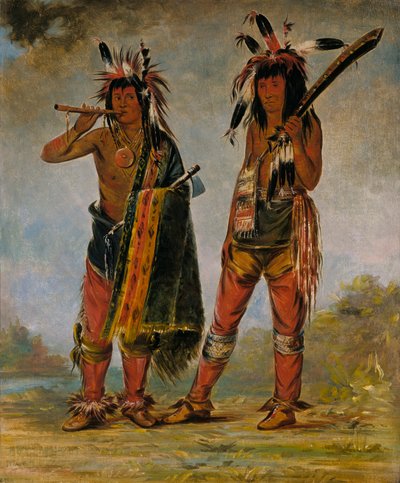 İki Genç Adam by George Catlin