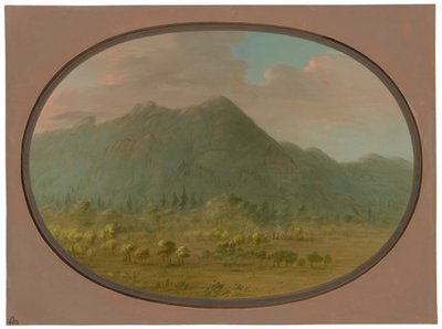 Kristal Dağlarda Görüntüle by George Catlin
