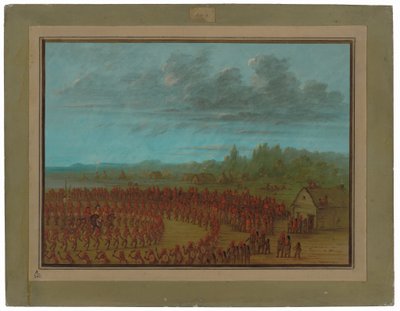 Saukilerin Savaş Dansı by George Catlin