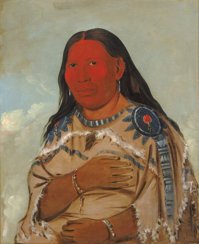 İki Karganın Karısı, 1832. by George Catlin