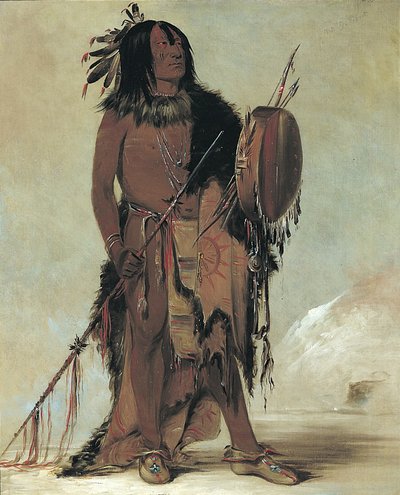 Wún-nes-tou, Beyaz Bufalo, Yaşlı Bir Tıp Adamı by George Catlin