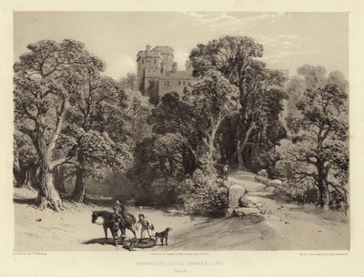 Naworth Kalesi, Cumberland by George Cattermole