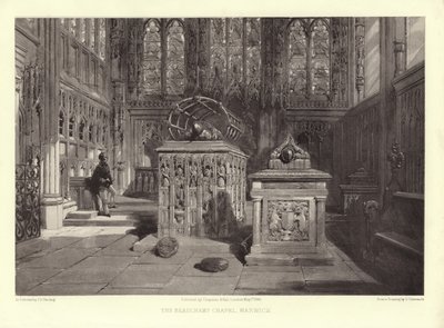 Beauchamp Şapeli, Warwick by George Cattermole