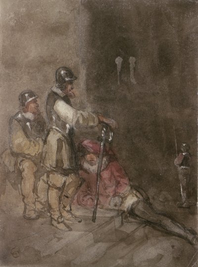 Askerler ile Tanımlanamayan Tarihi Konu, by George Cattermole
