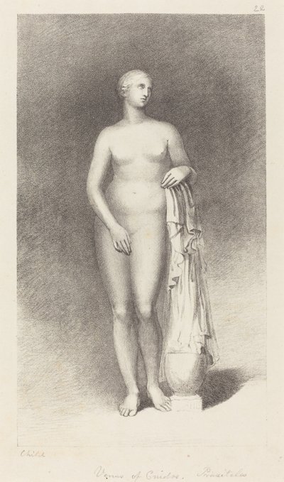 Knidos Venüsü, Praxiteles tarafından by George Childs after John Flaxman