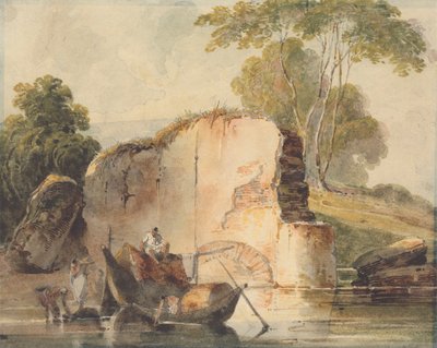 Bir Nehir Sahnesi by George Chinnery