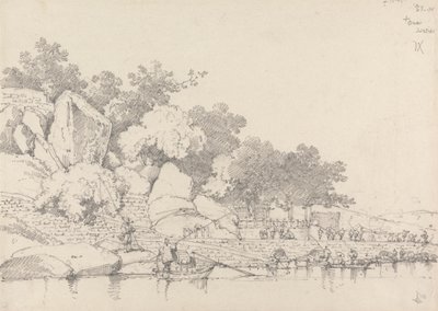 Lap House, İç Liman, Makao by George Chinnery