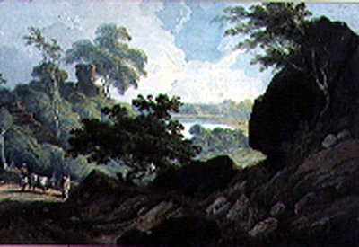 Midnapore yakınlarında, Bengal by George Chinnery