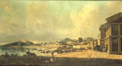 Makao manzarası by George Chinnery