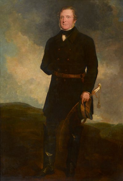 Fitzroy Somerset'in Portresi by George Clark