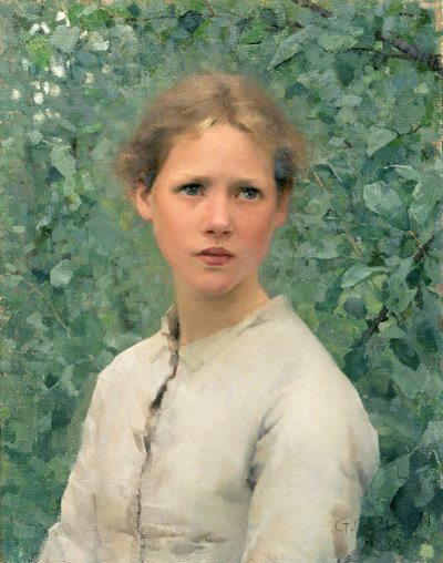 Bir Kızın Kafası by George Clausen