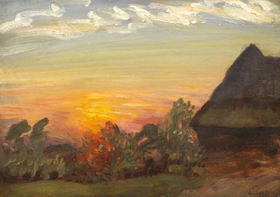 Duton Tepesi Gün Batımı, 1938 by George Clausen